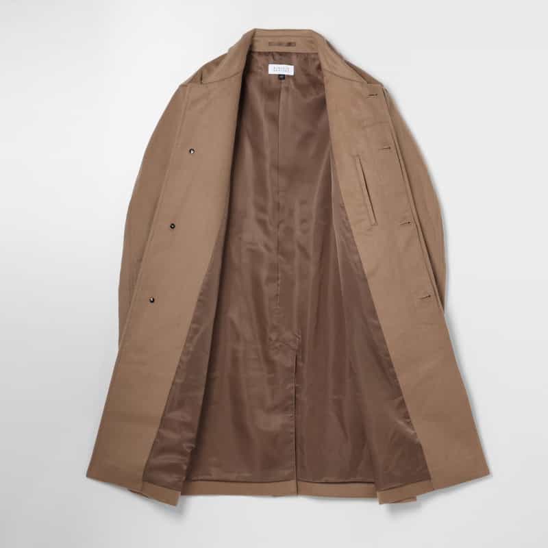 BARNEYS NEW YORK カシミヤ100％ステンカラーコート BEIGE