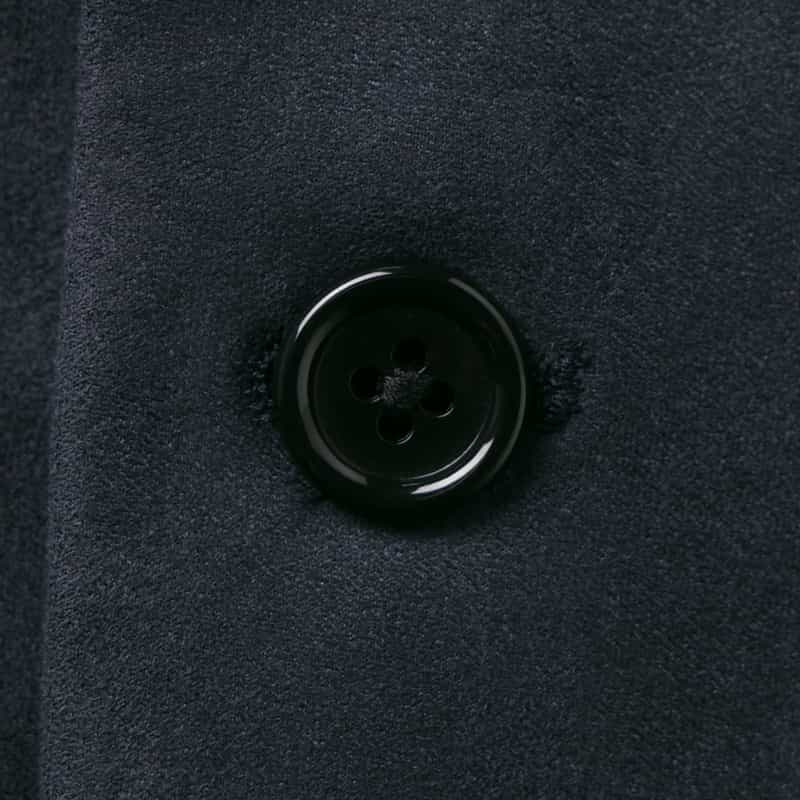 BARNEYS NEW YORK セットアップ ポンチスエードシングルジャケット NAVY