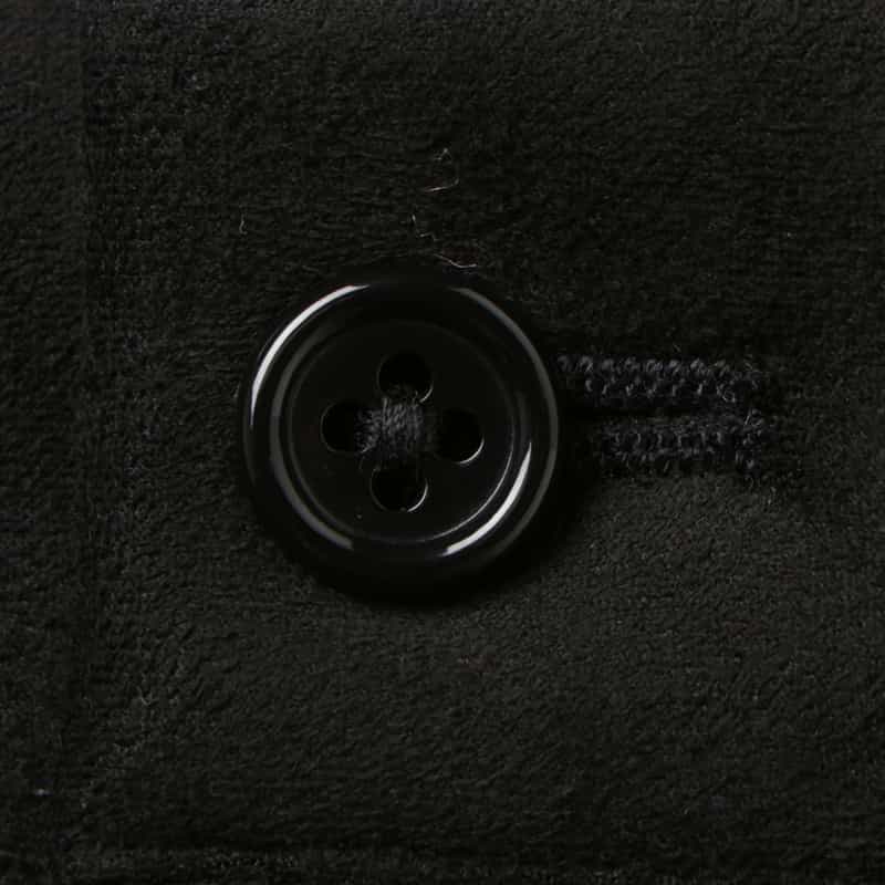 BARNEYS NEW YORK セットアップ ポンチスエードストレートパンツ BLACK