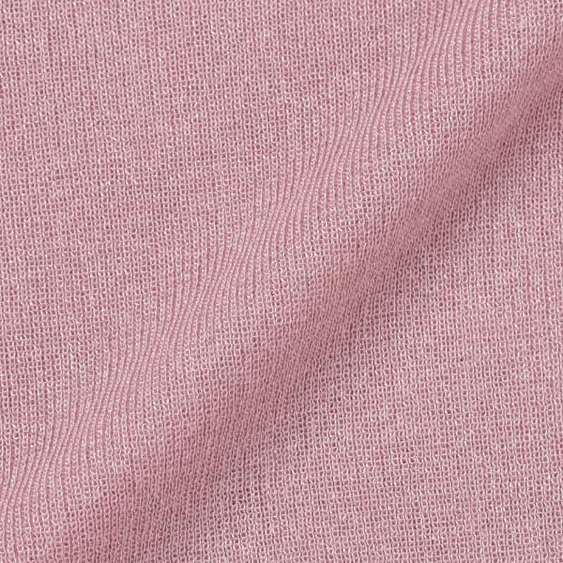 BARNEYS NEW YORK ウォッシャブル ハイネック シアーラメニットプルオーバー LIGHT PINK