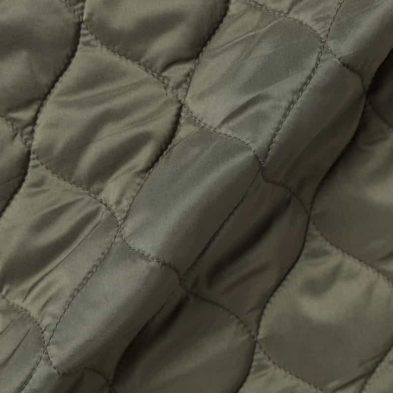 BARNEYS NEW YORK キルティング生地チェスターコート KHAKI