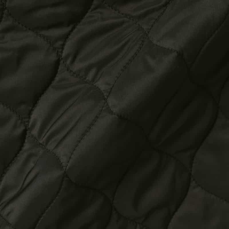 BARNEYS NEW YORK キルティング生地チェスターコート BLACK