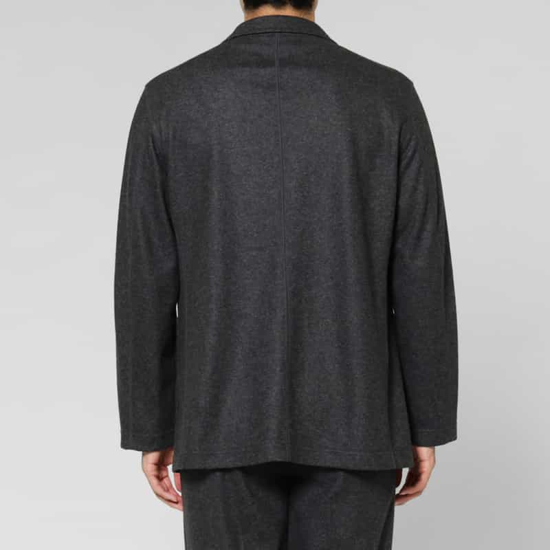 BARNEYS NEW YORK セットアップ フラットシーマシングルジャケット GRAY