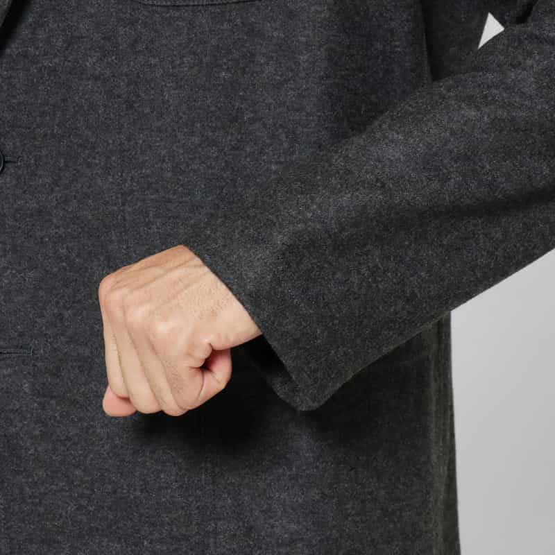 BARNEYS NEW YORK セットアップ フラットシーマシングルジャケット GRAY
