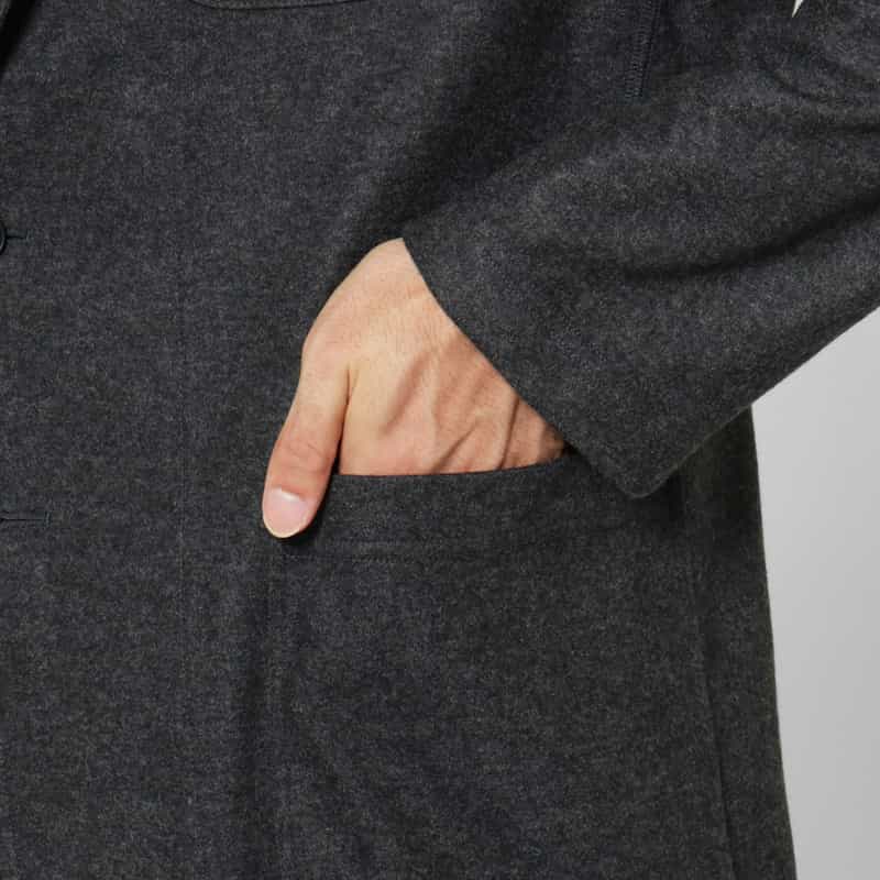BARNEYS NEW YORK セットアップ フラットシーマシングルジャケット GRAY