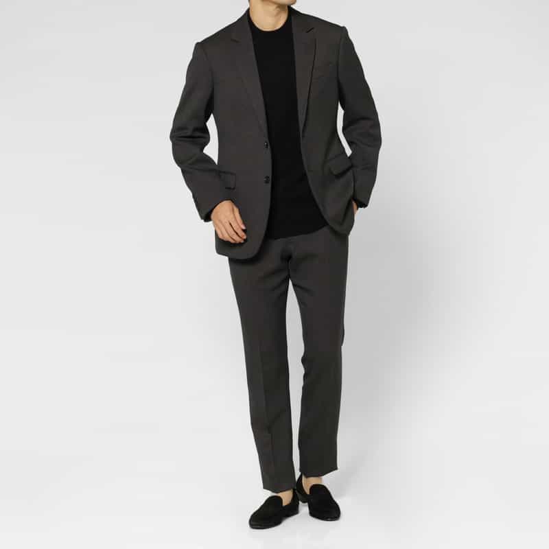 BARNEYS NEW YORK セットアップ ガルゼ素材ジャケット GRAY