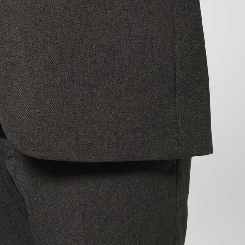 BARNEYS NEW YORK セットアップ ガルゼ素材ジャケット GRAY