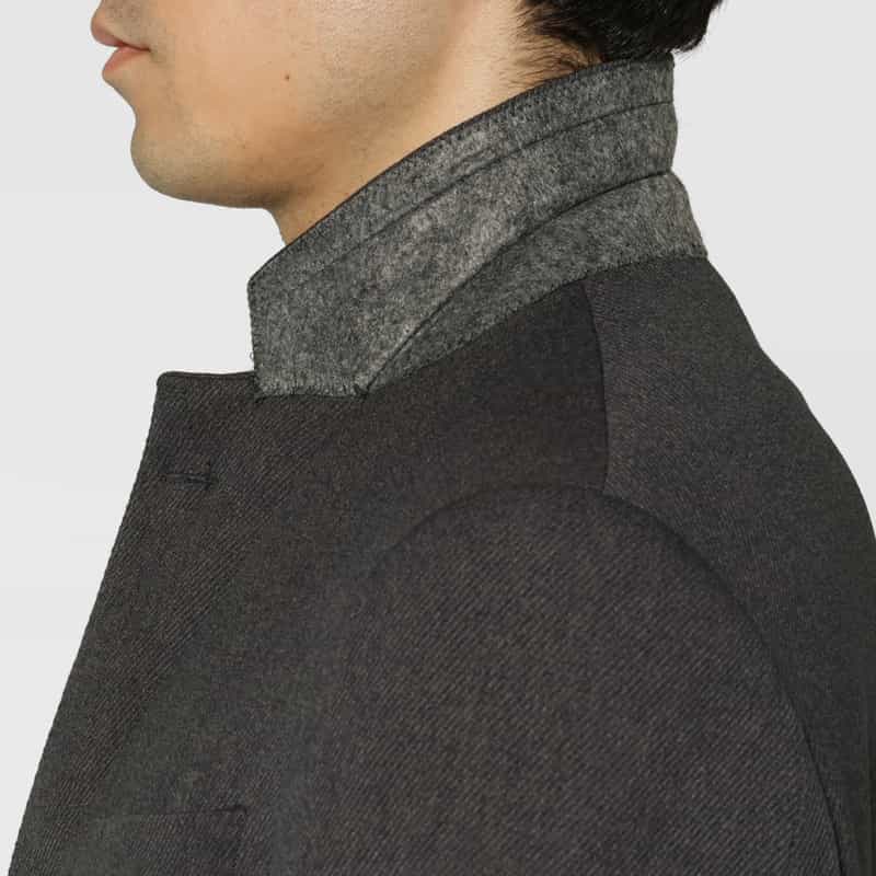 BARNEYS NEW YORK セットアップ ガルゼ素材ジャケット GRAY