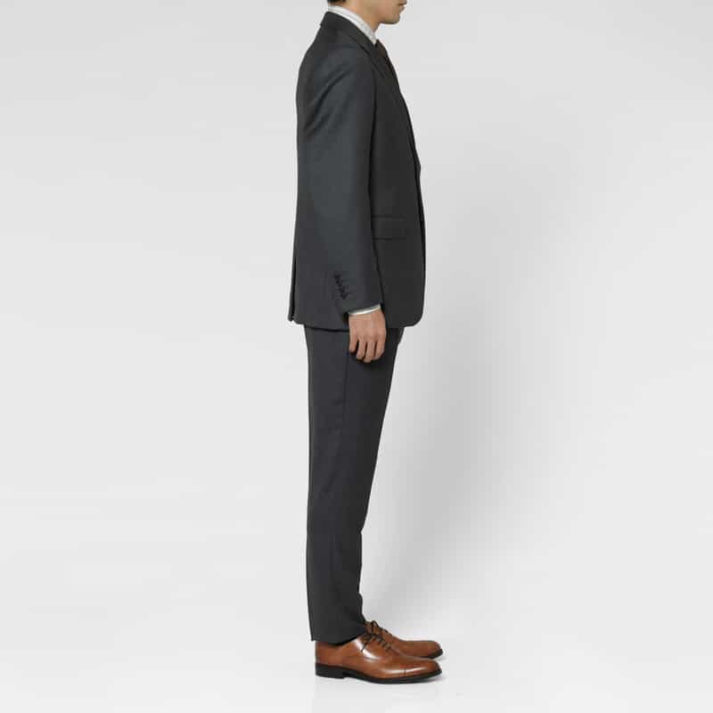 BARNEYS NEW YORK ソリッドスーツ（SUPER100s） GRAY