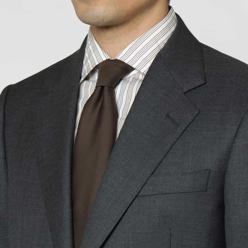 BARNEYS NEW YORK ソリッドスーツ（SUPER100s） GRAY
