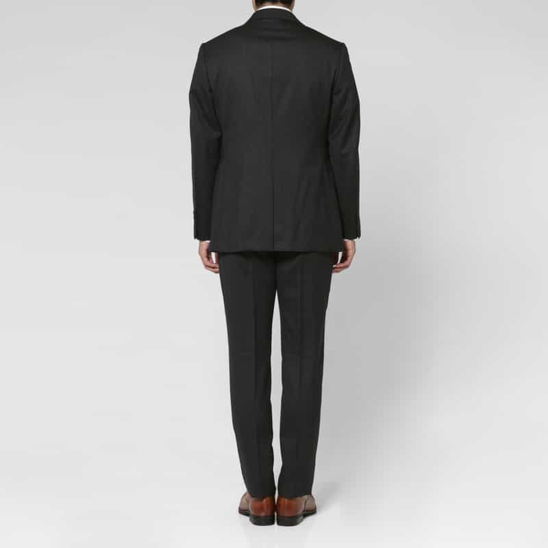 BARNEYS NEW YORK ストライプ柄スーツ（SUPER100s） GRAY