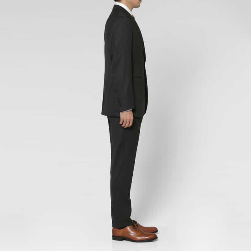 BARNEYS NEW YORK ストライプ柄スーツ（SUPER100s） GRAY