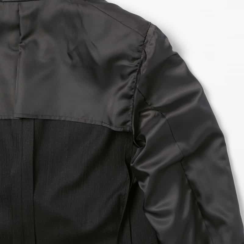 BARNEYS NEW YORK ストライプ柄スーツ（SUPER100s） GRAY