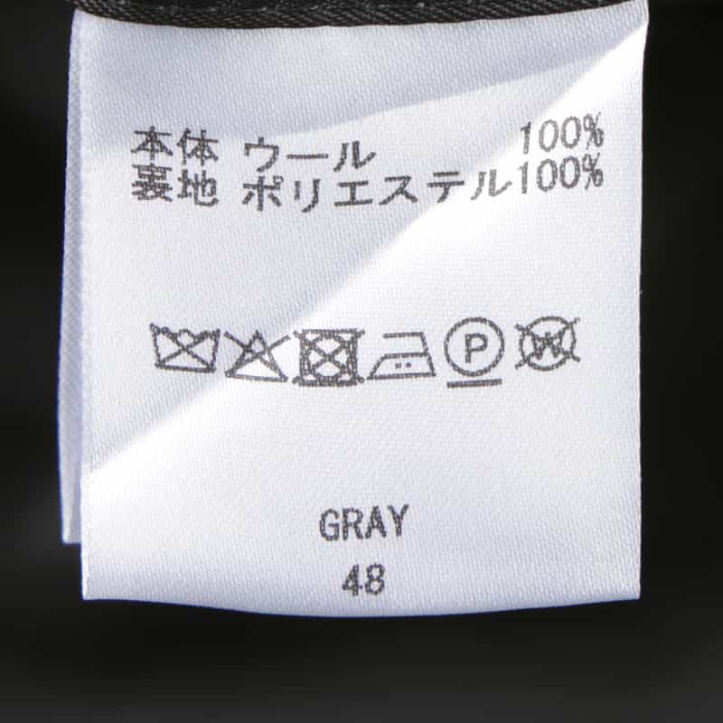 BARNEYS NEW YORK ストライプ柄スーツ（SUPER100s） GRAY