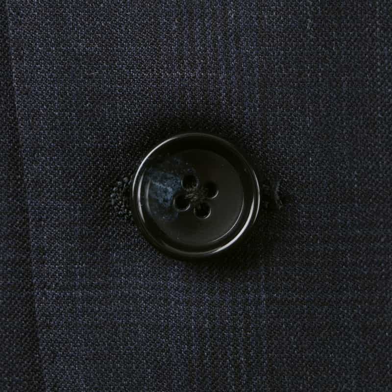 BARNEYS NEW YORK グレンチェック柄スーツ（SUPER100s） NAVY