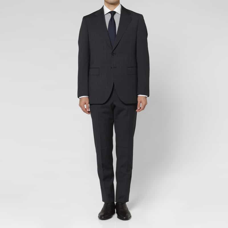 BARNEYS NEW YORK グレンチェック柄スーツ（SUPER100s） GRAY