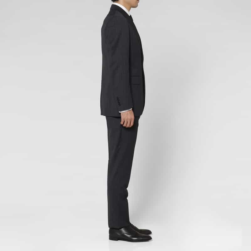 BARNEYS NEW YORK グレンチェック柄スーツ（SUPER100s） GRAY