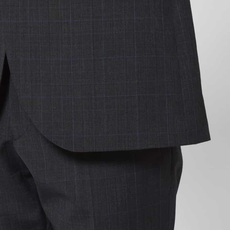 BARNEYS NEW YORK グレンチェック柄スーツ（SUPER100s） GRAY
