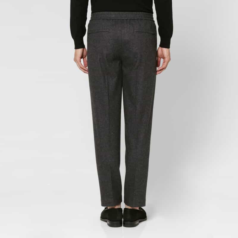 BARNEYS NEW YORK セットアップ フラットシーマストレートパンツ GRAY