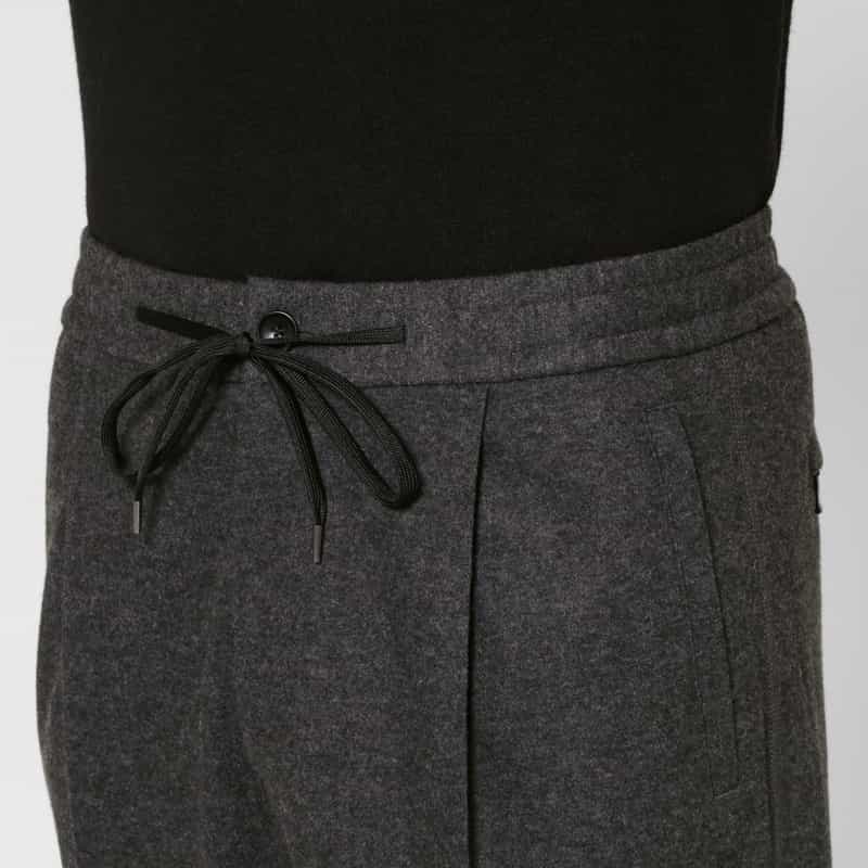 BARNEYS NEW YORK セットアップ フラットシーマストレートパンツ GRAY