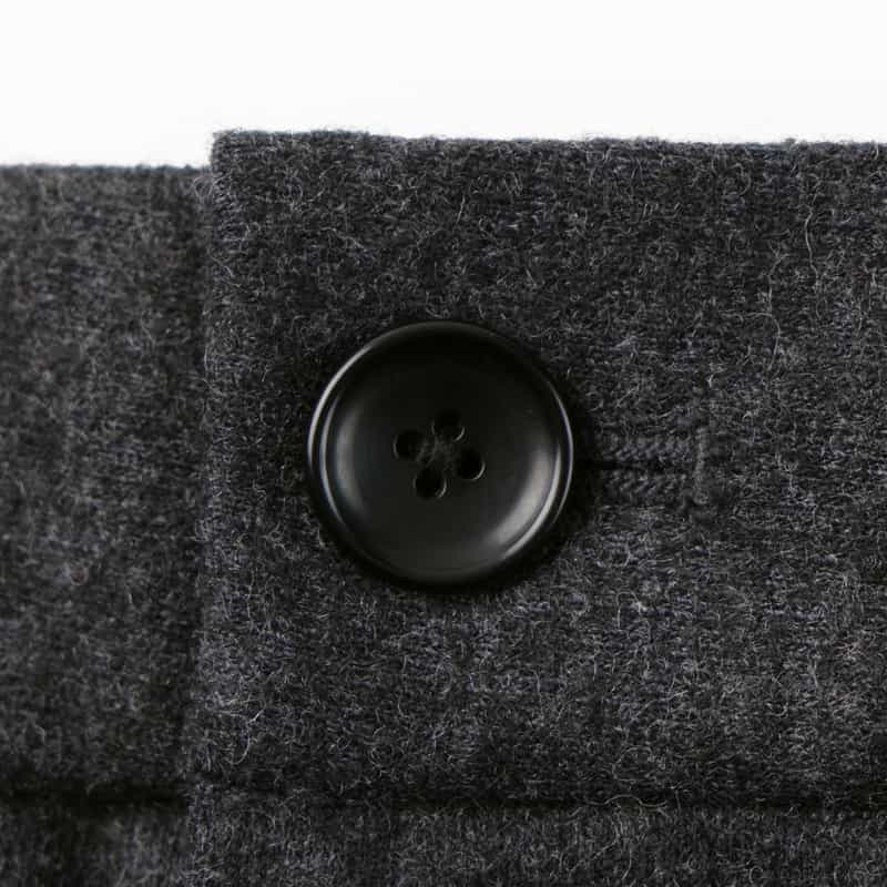 BARNEYS NEW YORK セットアップ フラットシーマストレートパンツ GRAY