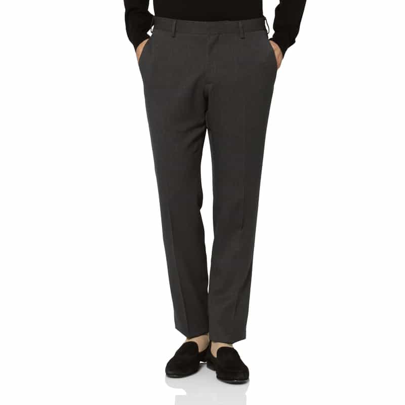 BARNEYS NEW YORK セットアップ ガルゼ素材ストレートパンツ GRAY
