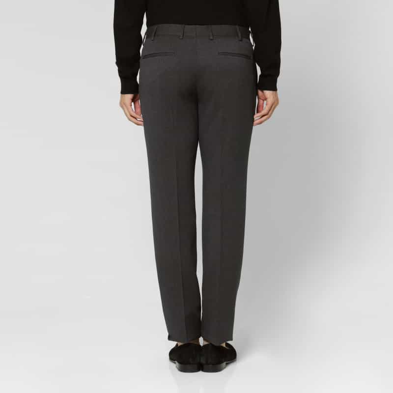 BARNEYS NEW YORK セットアップ ガルゼ素材ストレートパンツ GRAY