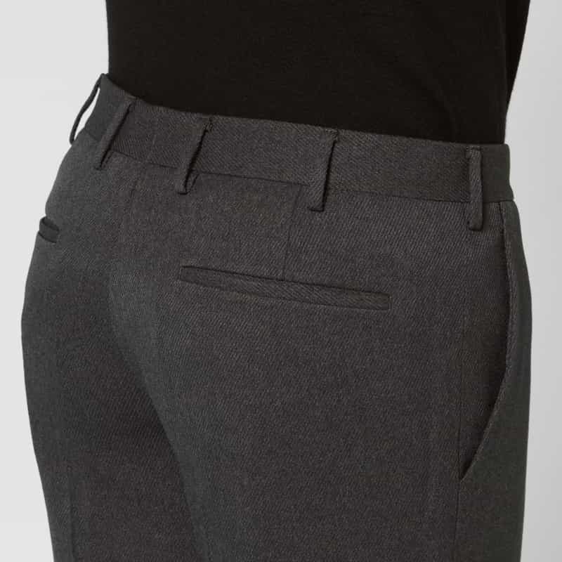 BARNEYS NEW YORK セットアップ ガルゼ素材ストレートパンツ GRAY