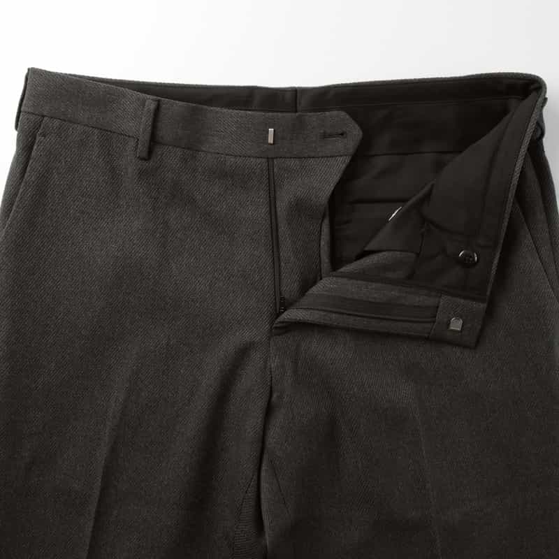 BARNEYS NEW YORK セットアップ ガルゼ素材ストレートパンツ GRAY