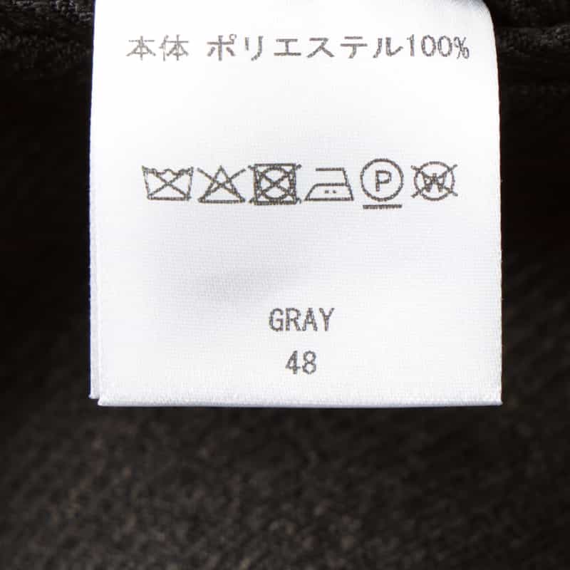 BARNEYS NEW YORK セットアップ ガルゼ素材ストレートパンツ GRAY