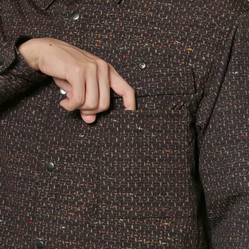 BARNEYS NEW YORK 中綿入りシャツブルゾン GREEN