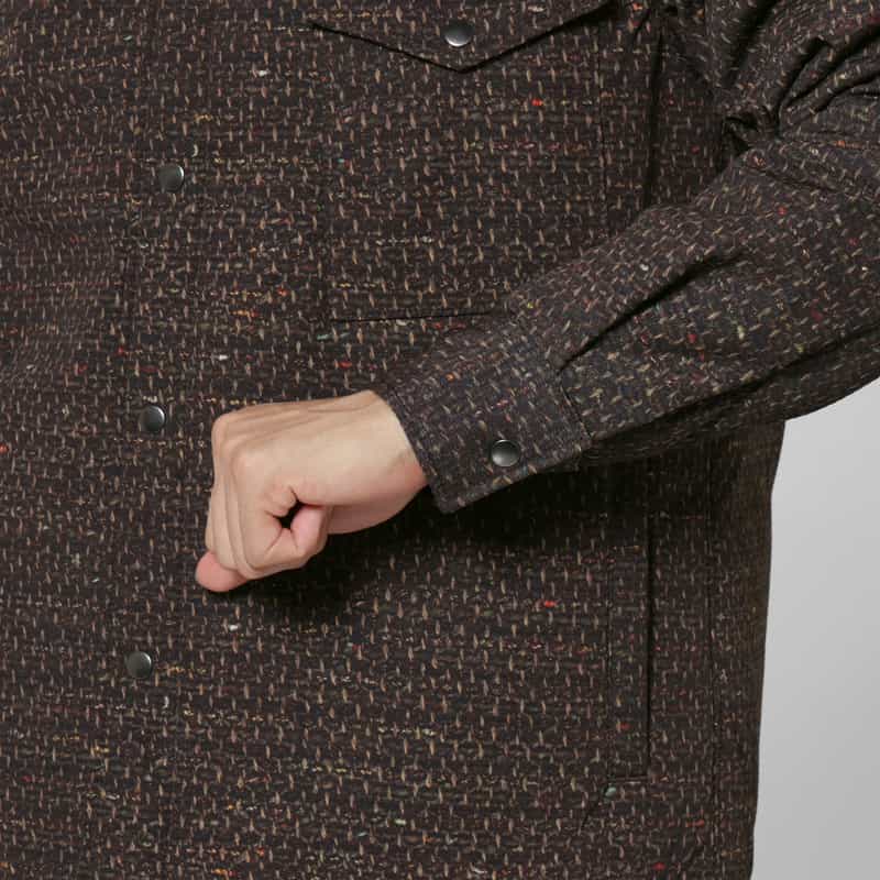BARNEYS NEW YORK 中綿入りシャツブルゾン GREEN