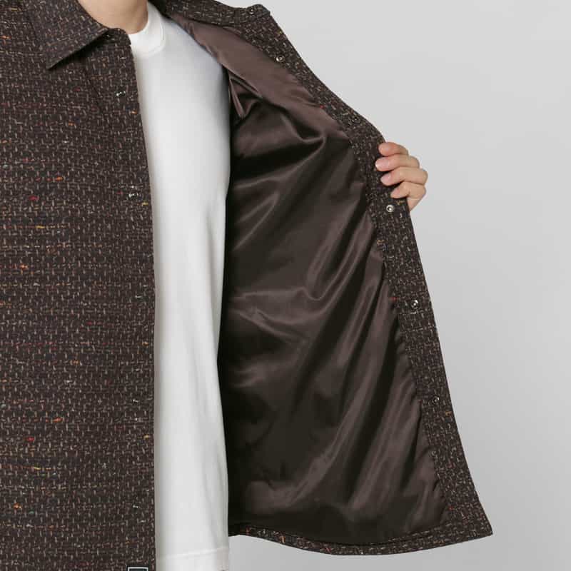 BARNEYS NEW YORK 中綿入りシャツブルゾン GREEN