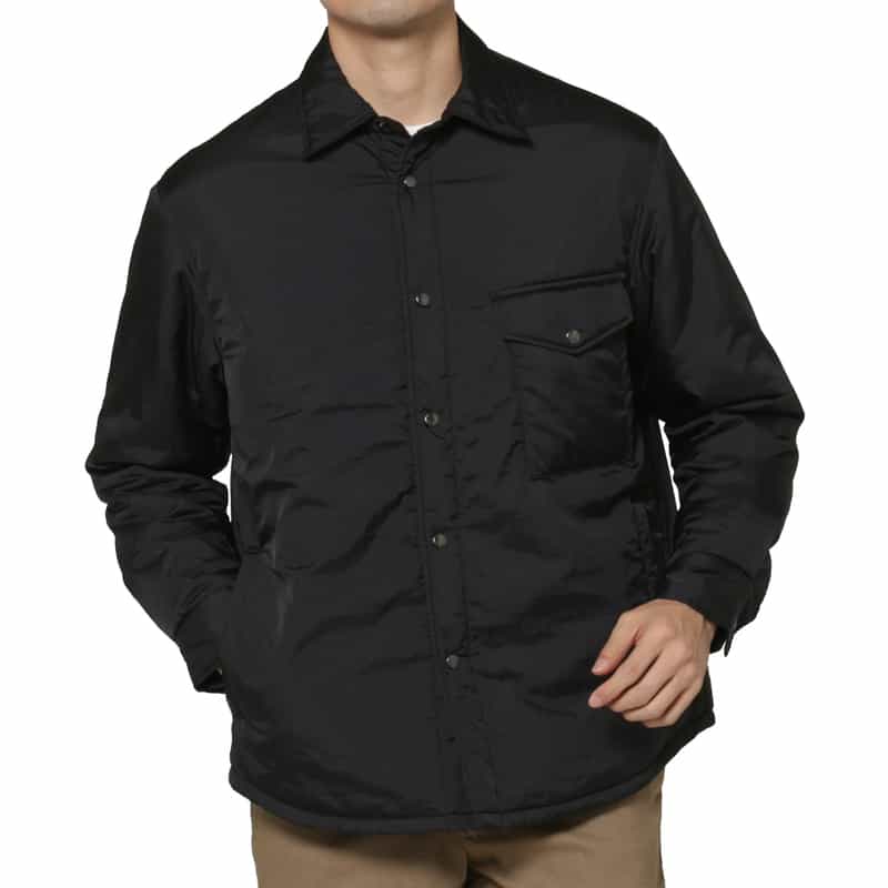 BARNEYS NEW YORK 中綿入りシャツブルゾン NAVY