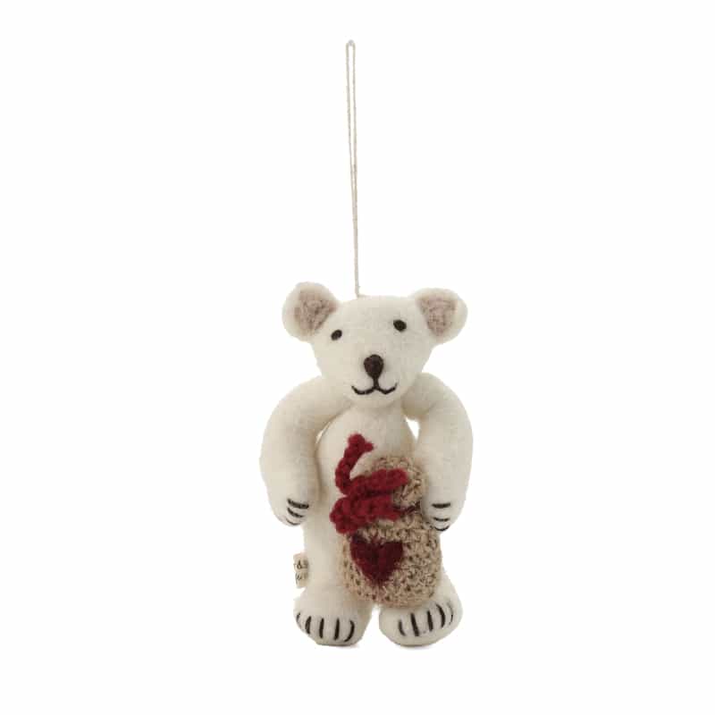 GRY&SIF GRY＆SIF ＜グライアンドシフ＞ オーナメント  （シロクマ） WHITE