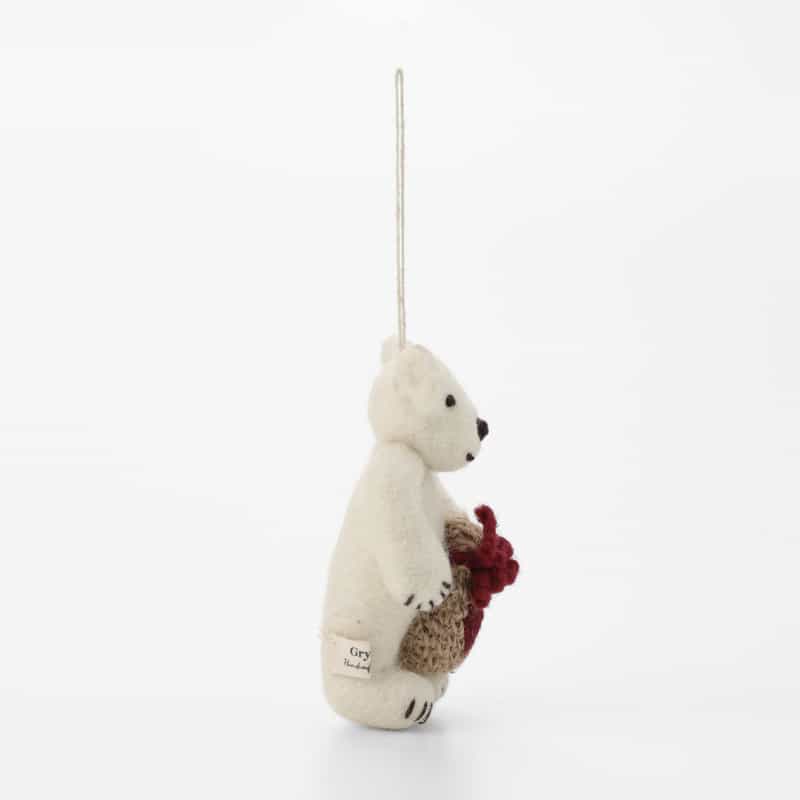 GRY&SIF GRY＆SIF ＜グライアンドシフ＞ オーナメント  （シロクマ） WHITE