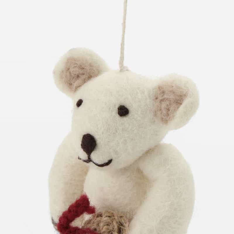GRY&SIF GRY＆SIF ＜グライアンドシフ＞ オーナメント  （シロクマ） WHITE