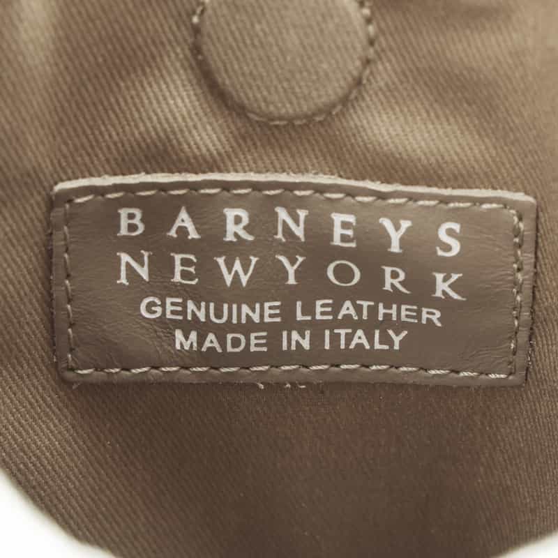 BARNEYS NEW YORK ビーズフリンジ ミニハンドバッグ SILVER