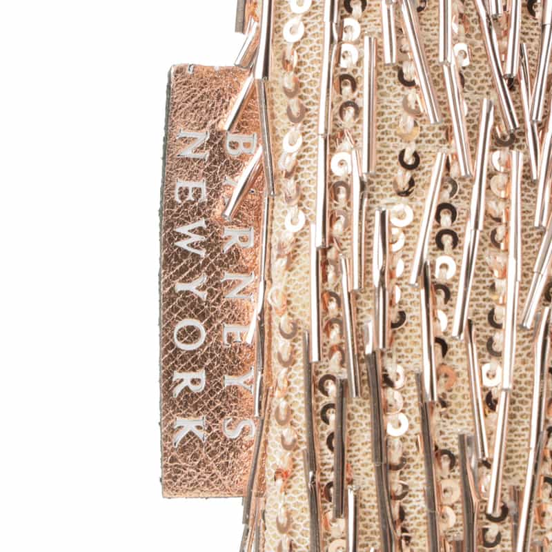 BARNEYS NEW YORK ビーズフリンジ クラッチバッグ GOLD