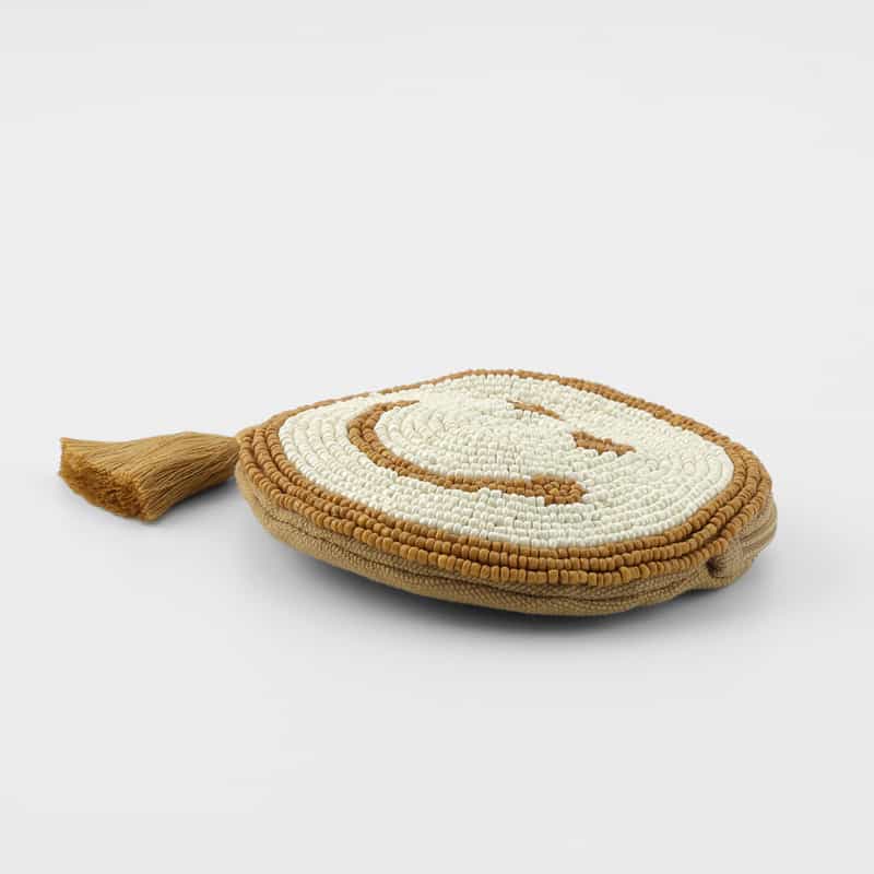 ALLTHELUCKINTHEWORLD ALLTHELUCKINTHEWORLD ＜オールザラックインザワールド＞  バーニーズ　ニューヨーク限定 ビーズ刺繍ポーチ “ SMILEY" NONE(0000)