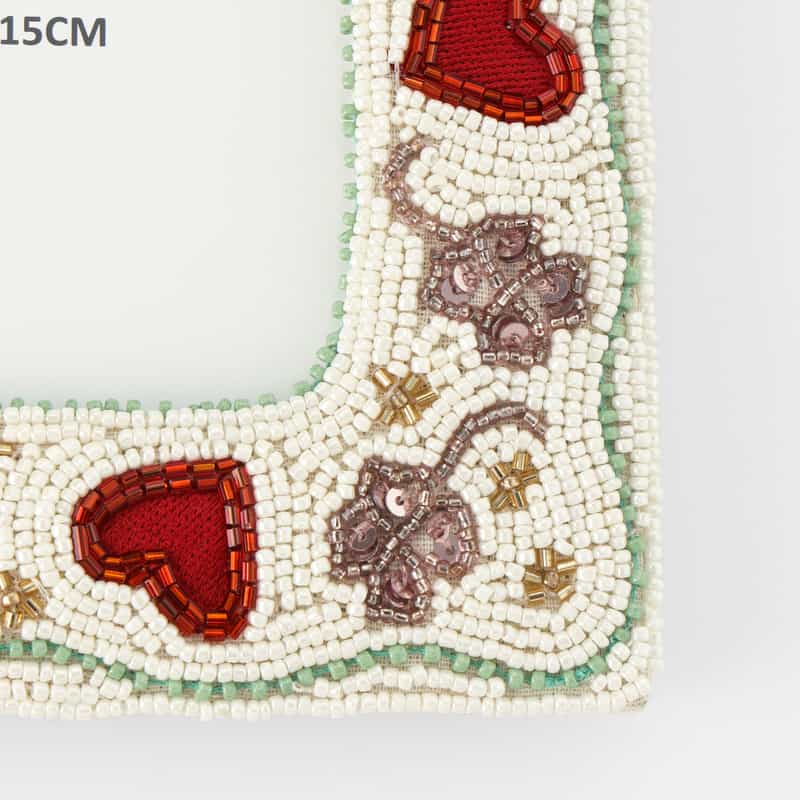 ALLTHELUCKINTHEWORLD ALLTHELUCKINTHEWORLD ＜オールザラックインザワールド＞  バーニーズ　ニューヨーク限定 ビーズ刺繍フォトフレーム NONE(0000)