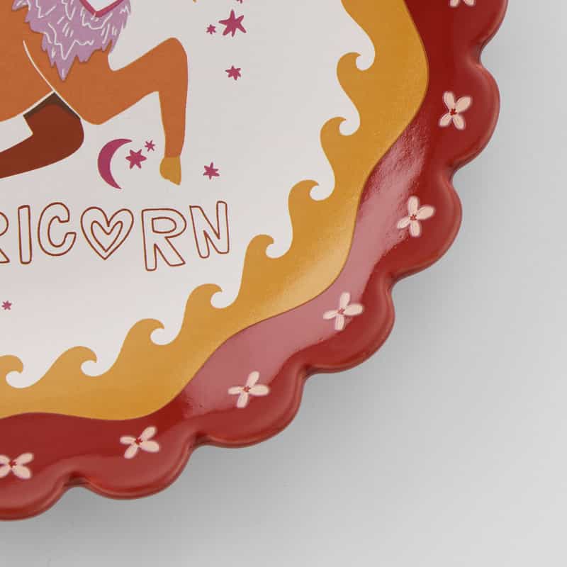 ALLTHELUCKINTHEWORLD ALLTHELUCKINTHEWORLD ＜オールザラックインザワールド＞  バーニーズ　ニューヨーク限定 星座モチーフ インテリアプレート “CAPRICORN（やぎ座）" NONE(0000)