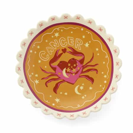 ALLTHELUCKINTHEWORLD ＜オールザラックインザワールド＞  バーニーズ　ニューヨーク限定 星座モチーフ インテリアプレート “CANCER（かに座）"