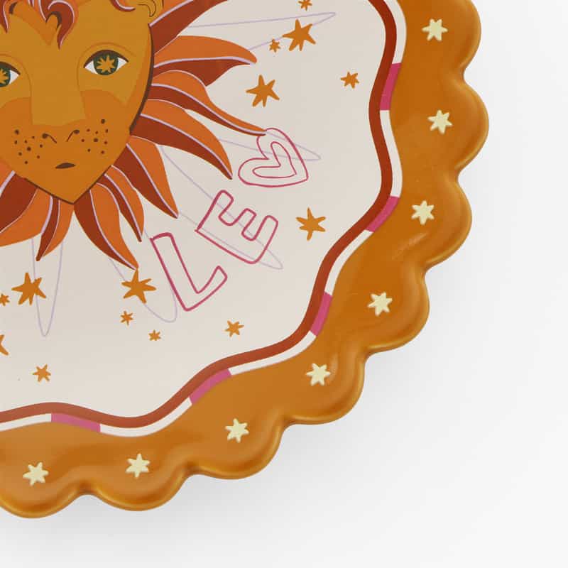 ALLTHELUCKINTHEWORLD ALLTHELUCKINTHEWORLD ＜オールザラックインザワールド＞  バーニーズ　ニューヨーク限定 星座モチーフ インテリアプレート “LEO（しし座）" NONE(0000)