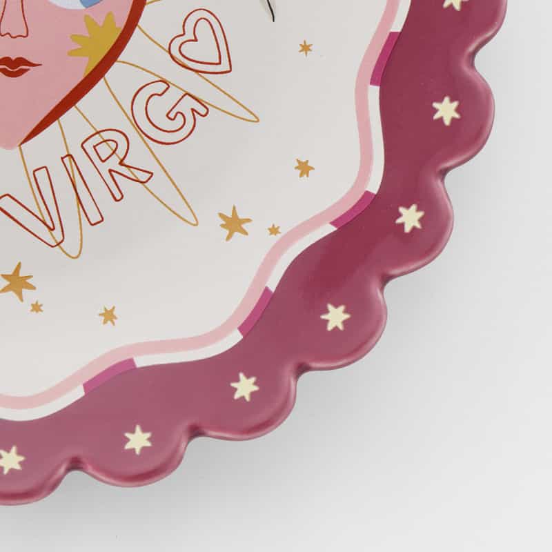 ALLTHELUCKINTHEWORLD ALLTHELUCKINTHEWORLD ＜オールザラックインザワールド＞  バーニーズ　ニューヨーク限定 星座モチーフ インテリアプレート “VIRGO（おとめ座）" NONE(0000)