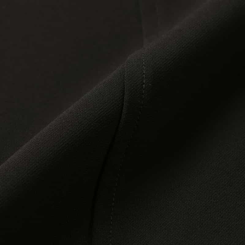 BARNEYS NEW YORK セットアップ ハーフスリーブ切替ドレス BLACK