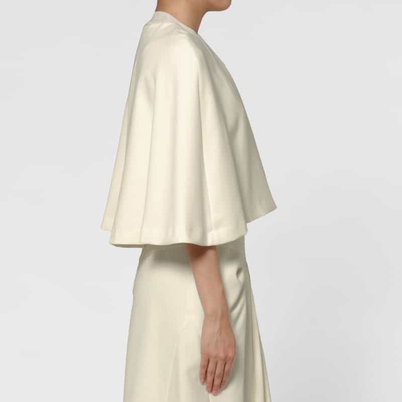 BARNEYS NEW YORK セットアップ ボレロジャケット OFF WHITE