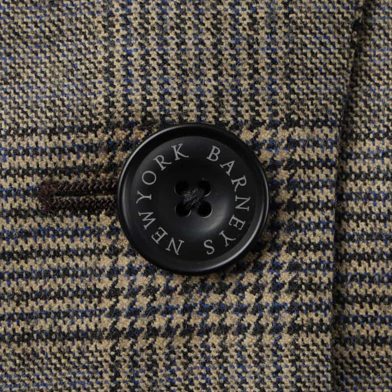 BARNEYS NEW YORK セットアップ グレンチェック柄テーラードジャケット BROWN