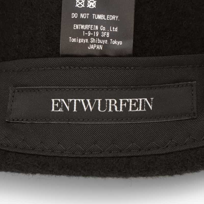 ENTWURFEIN ENTWURFEIN ＜エントワフェイン＞ キャップ BLACK