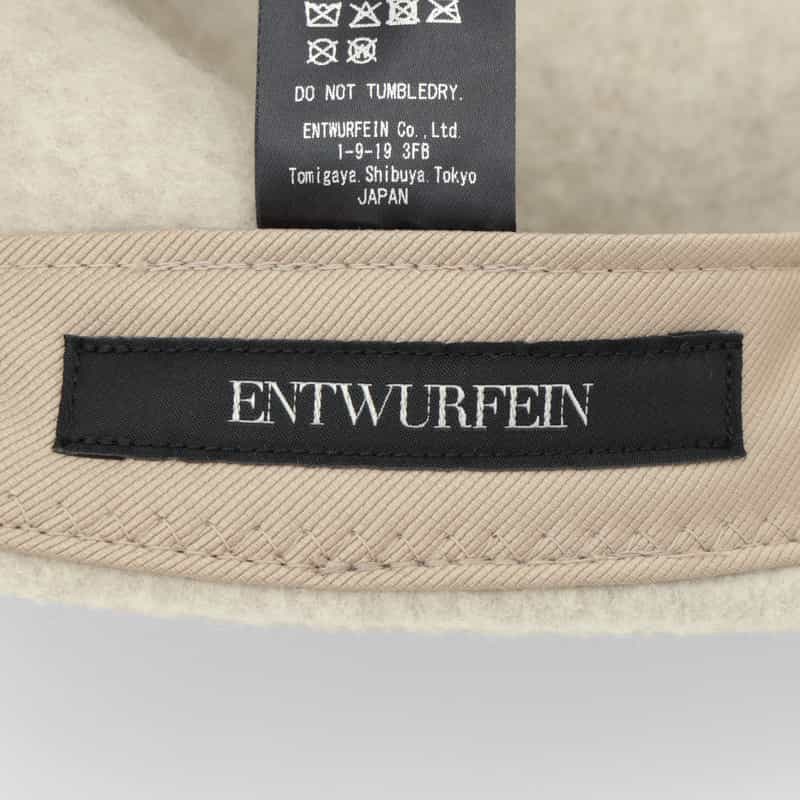 ENTWURFEIN ENTWURFEIN ＜エントワフェイン＞ バーニーズニューヨーク限定キャップ IVORY